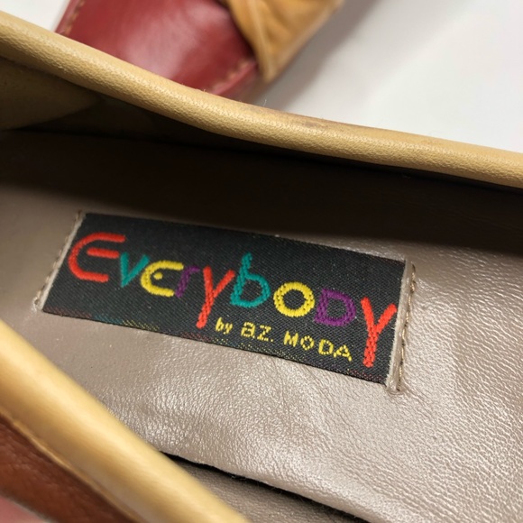 A.Z. Moda Color Block Leather Slip-on Loafer Shoes - Picture 3 of 15